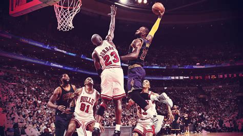 LeBron James vs. Michael Jordan :: Behance