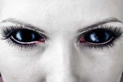 Black Contact Lenses | Evil person, Zombie eyes, Vampire eyes