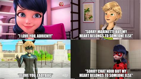 Imagine the reaction of marinette and adrien if they find out about ...