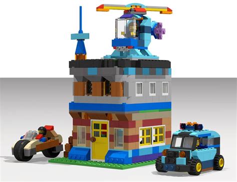 LEGO MOC 10698 Police Department by Moe Brickman | Rebrickable - Build with LEGO