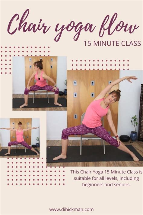 Chair Yoga 15 minutes routine for all levels - great for beginners ...