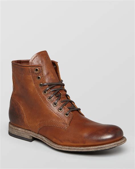 Lyst - Frye Tyler Leather Boots in Brown for Men