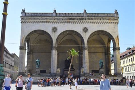 The Odeonsplatz - a famous square in the centre of Munich