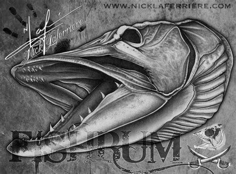 14 best Fish Skull Art images on Pinterest | Skull art, Fishing and ...