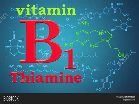 Vitamin B1, Thiamine. Image & Photo (Free Trial) | Bigstock