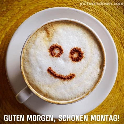 Kaffee guten morgen montag bild Smiley kostenlos