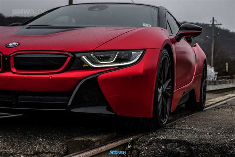 One Of A Kind: BMW i8 in Frozen Red Satin Conform Chrome