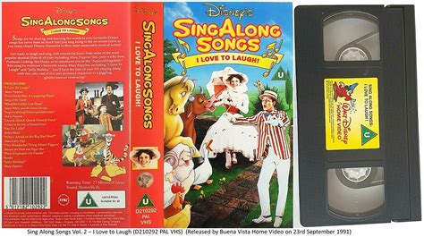 Sing Along Songs Vol. 2 - I Love to Laugh (D210292 PAL VHS… | Flickr