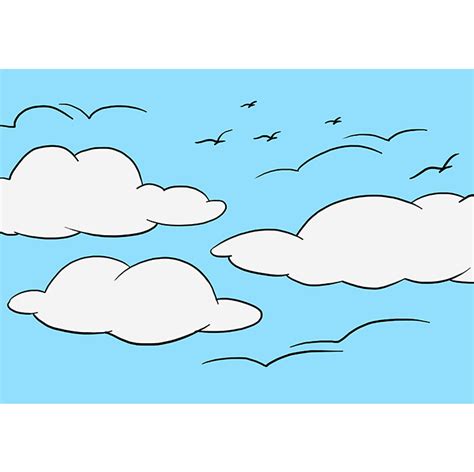 Drawing Of Sun And Clouds | Free download on ClipArtMag