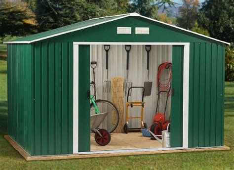 How to make a steel garden shed - storage shed floor