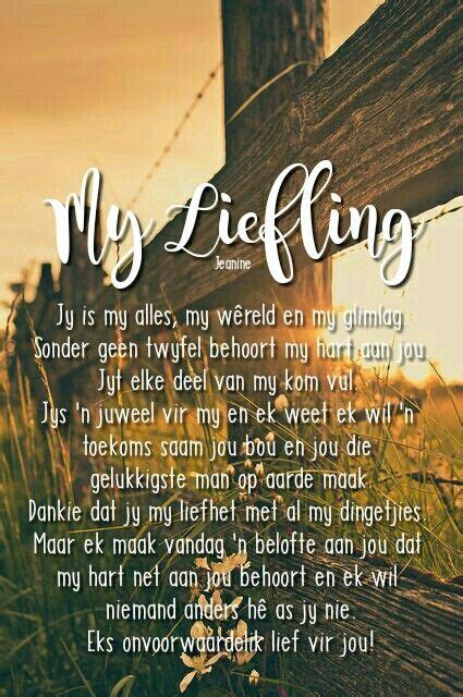 #afrikaans #myliefling #liefde | Afrikaanse quotes, Afrikaans quotes, Forever love quotes