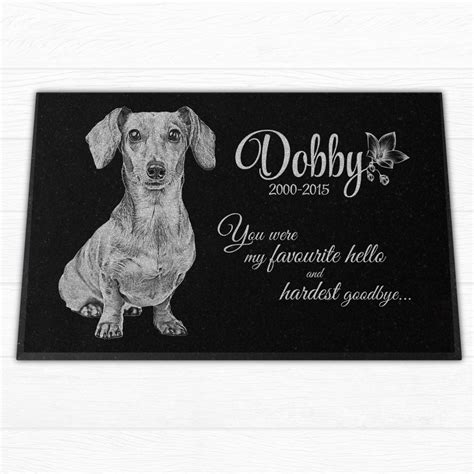 Personalized 18x12x¾" Pet Headstones