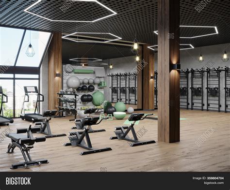 Modern Gym Interior Image & Photo (Free Trial) | Bigstock