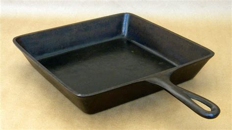 Square Cast Iron Pan Large and Deep