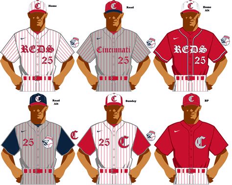 Cincinnati Reds 2020 Rebrand Uniform Set | Baseball design, Mlb ...