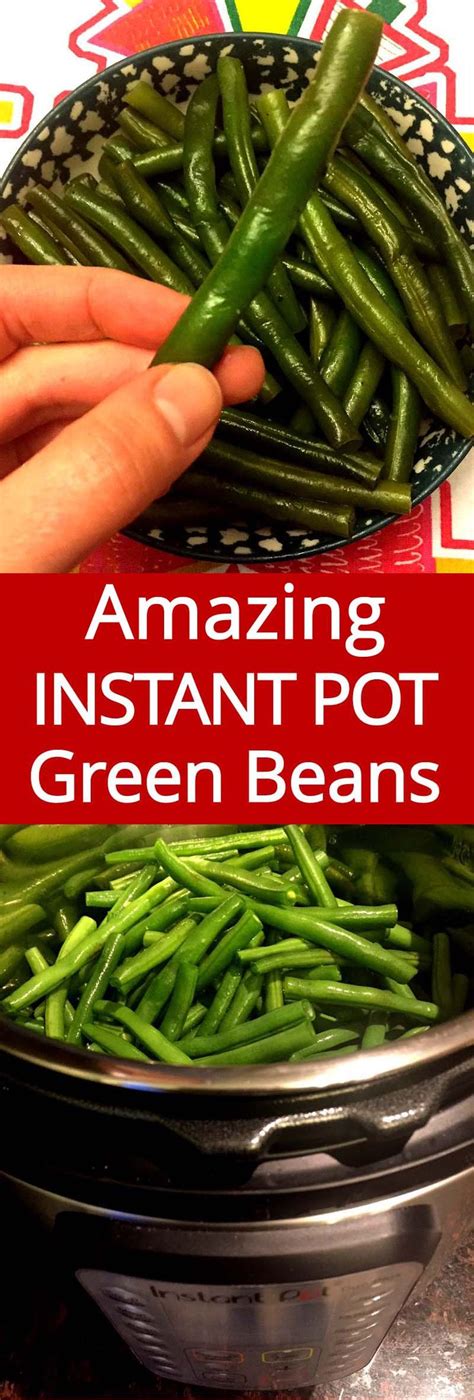 Instant Pot Steamed Green Beans Recipe | Recipe | Green beans, Instant pot dinner recipes, Green ...