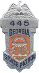 Georgia State Patrol Hat Badge