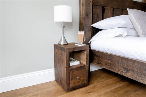 reclaimed-wood-rustic-branson-slim-bedside-tables-in-classic-dark-brown-2 | Beautiful Bedrooms