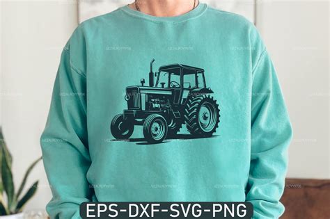 Farm Tractor Silhouette Svg ,Tractor Svg Graphic by uzzalroyy9706 ...