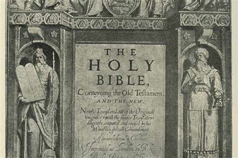 King James Bible History: How, When & Why Was It Made? - HistoryExtra