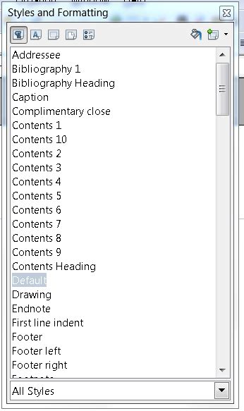 Formatting a document: direct formatting, styles and templates - Apache ...