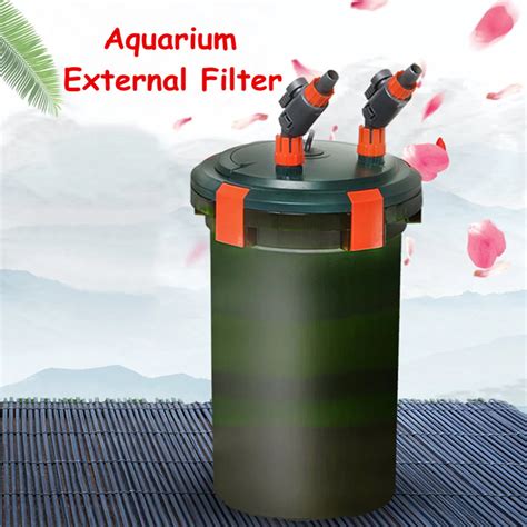 450 800L/H 6 25W Aquarium Fish Tank External Canister Filter with Cotton Media External Mute ...