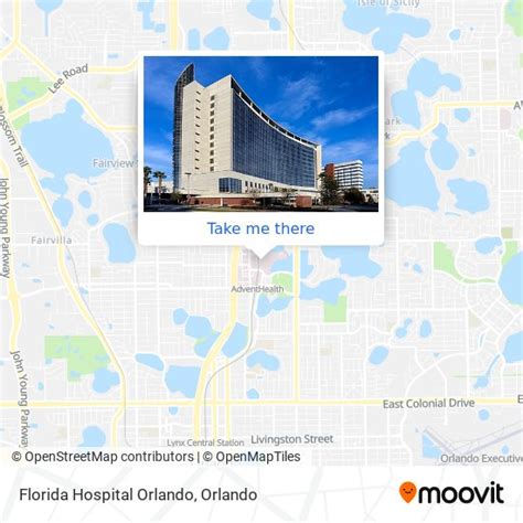 How to get to Florida Hospital Orlando by bus or train?