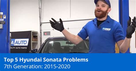 Top 5 Hyundai Sonata Problems - 7th Generation (2015 to 2020) - 1A Auto