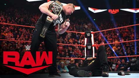 Brock Lesnar sends R-Truth to Suplex City: Raw, Jan. 13, 2020 - YouTube Wwe Main Event, Erick ...