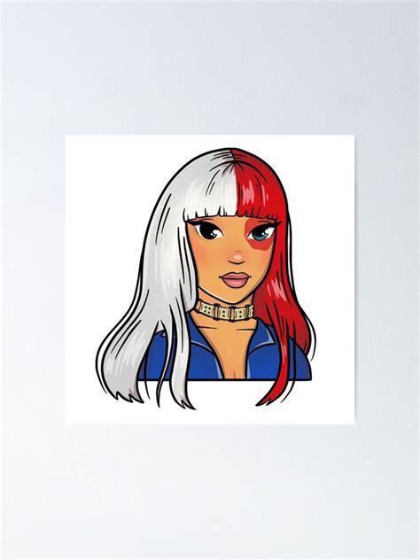 "Megan Thee Stallion Todoroki" Poster for Sale by arsalaka | Redbubble