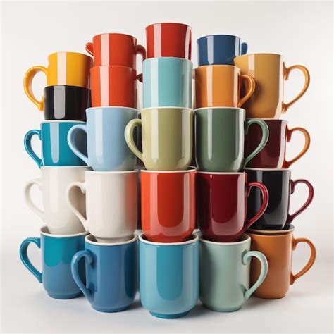 Premium Photo | Ceramic coffee mugs