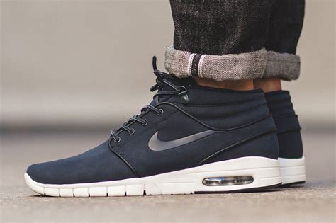 Nike SB Janoski Max Mid Leather Dark Obsidian - Sneaker Bar Detroit