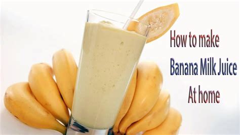 How To Make Banana Juice With Milk - Banana Poster