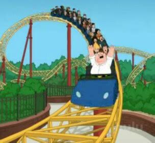 Survive a roller coaster with Family guy! - Roblox