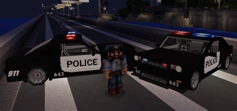 Police Car Add-on | Minecraft PE Mods & Addons