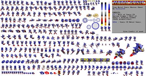 Metal Sonic Sprites Sheet By Sonic On Deviantart | My XXX Hot Girl