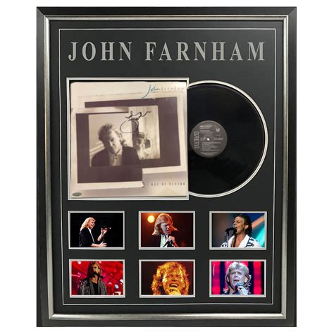 Music - John Farnham - Age Of Reason Signed & Framed Album Cover #29475 | Taylormade Memorabilia ...