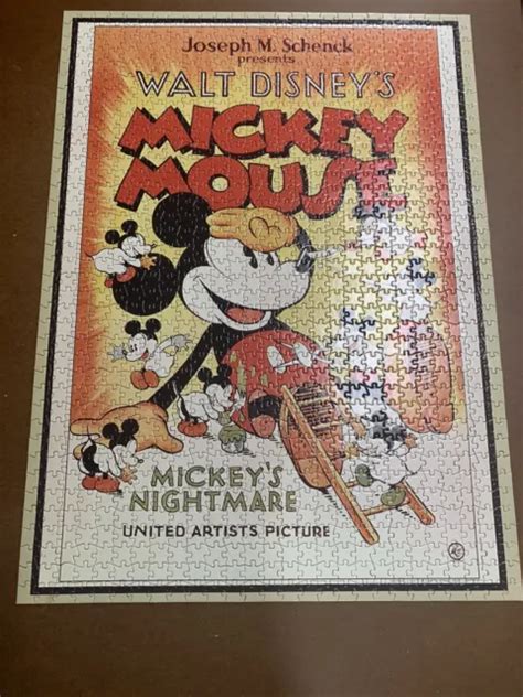 DISNEY’S MICKEY MOUSE Puzzle - 1000 Pieces £11.36 - PicClick UK