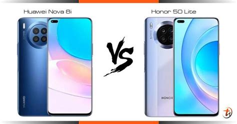 Compare Huawei Nova 8i vs Honor 50 Lite specs and Malaysia price | phone features