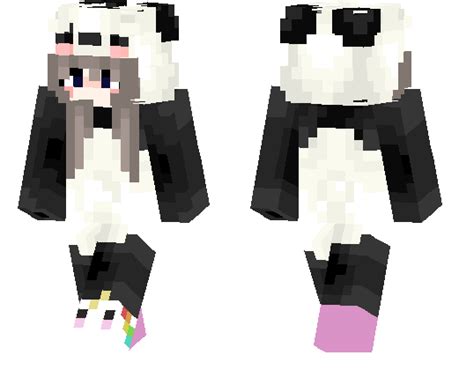 Cute Panda Girl - Animals/MCPE Skins | minecrafts.us