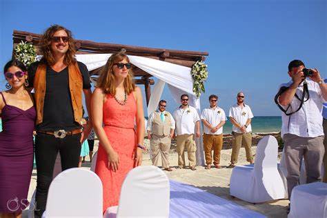 Beach Wedding at Secrets Capri Riviera Cancun - Lauren and Karl