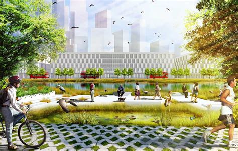 Green Infrastructure & Water Sensitive Urban Design by Baharash Architecture | Urban design ...