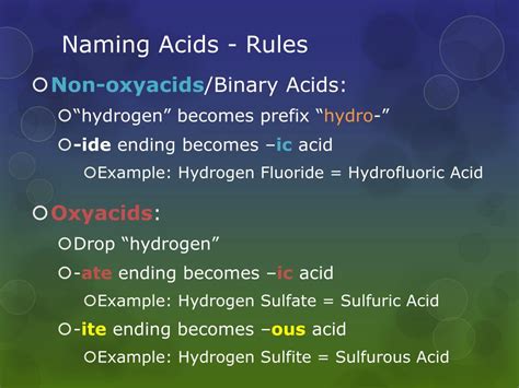 PPT - Naming Acids & Bases PowerPoint Presentation, free download - ID ...