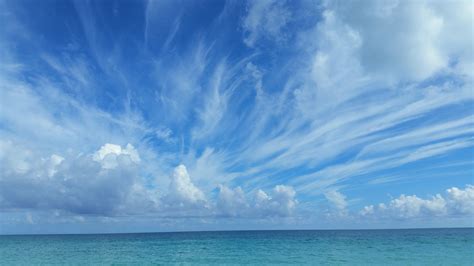 Free Images : landscape, sea, coast, ocean, horizon, cloud, sunlight, atmosphere, cumulus, blue ...