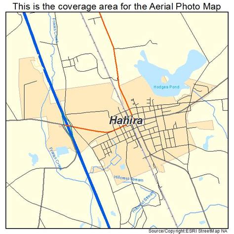 Aerial Photography Map of Hahira, GA Georgia