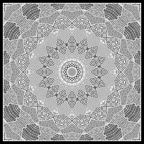 Coloring Mandala - 14 Free Stock Photo - Public Domain Pictures