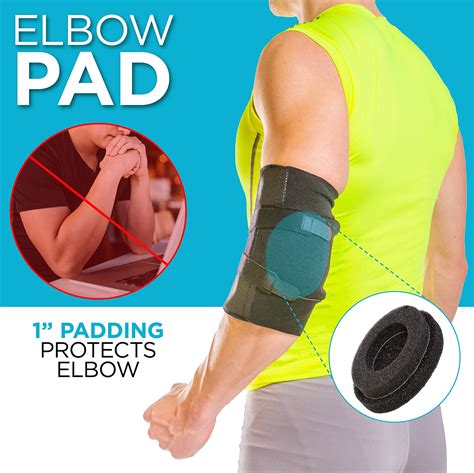 BraceAbility Cubital Tunnel Syndrome Brace - Ulnar Nerve Padded Elbow Splint for Sleeping and ...