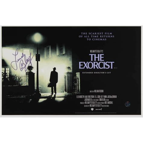 Linda Blair Signed "The Exorcist" 11x17 Movie Poster (Legends COA ...