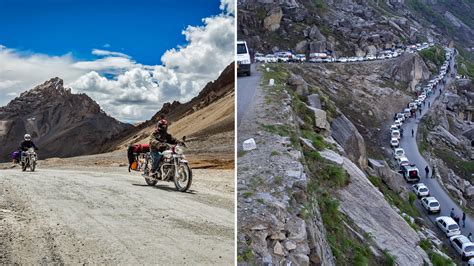 Manali-Leh Highway Chokes As People Plague The Mountains