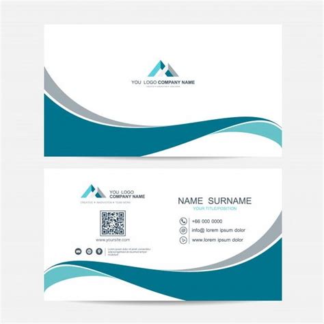 Premium Vector | Business card background